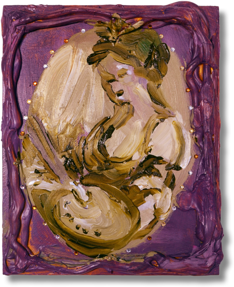 Of Kauffmann's Self Portrait - Watercolor Paint (503x600), Png Download