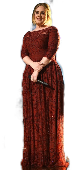 Adele Freetoedit - Pencil Skirt (240x563), Png Download