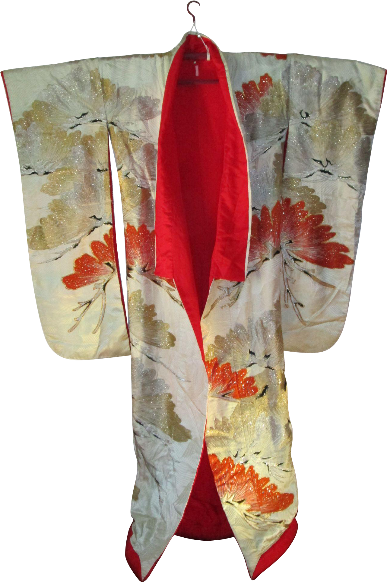 Vintage Japanese Wedding Kimono - Earrings (1927x1927), Png Download