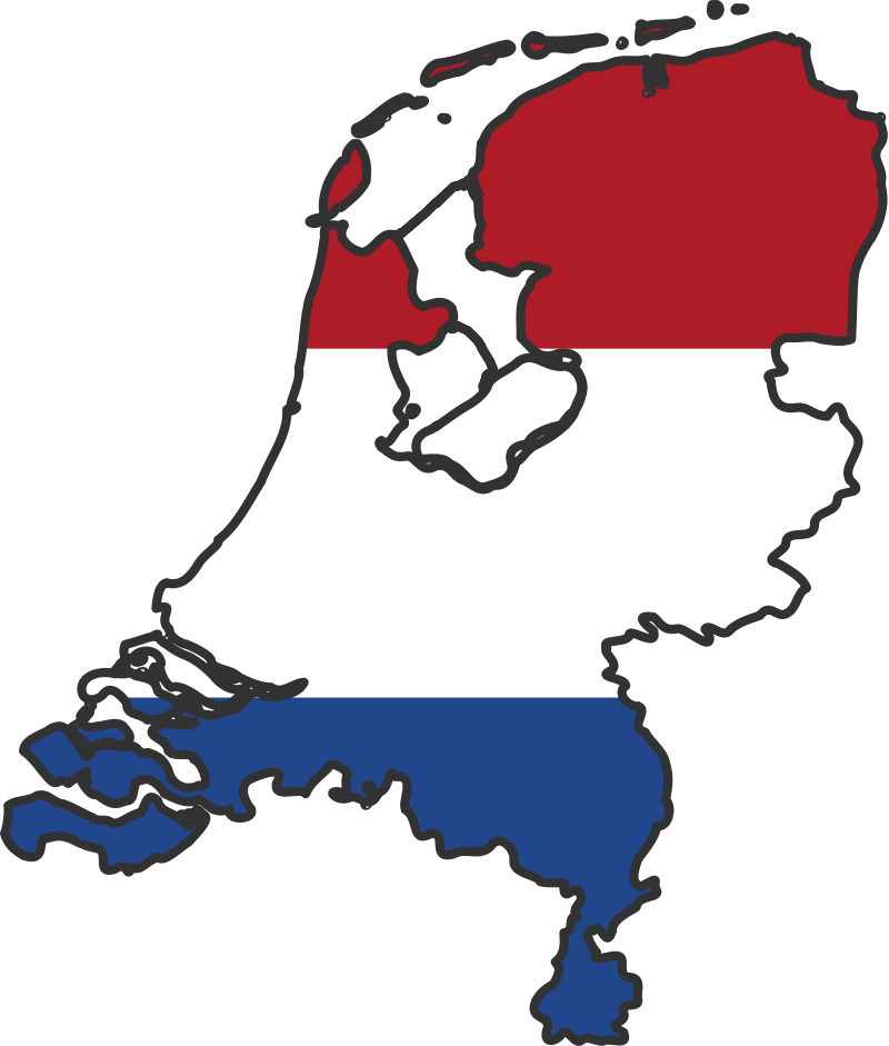 Netherlands Flag - Holland Map Flag (800x941), Png Download
