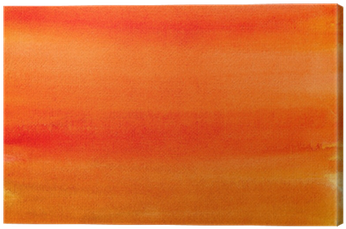 Orange Colors Painted Canvas Watercolor Wash Background - Wood (400x400), Png Download