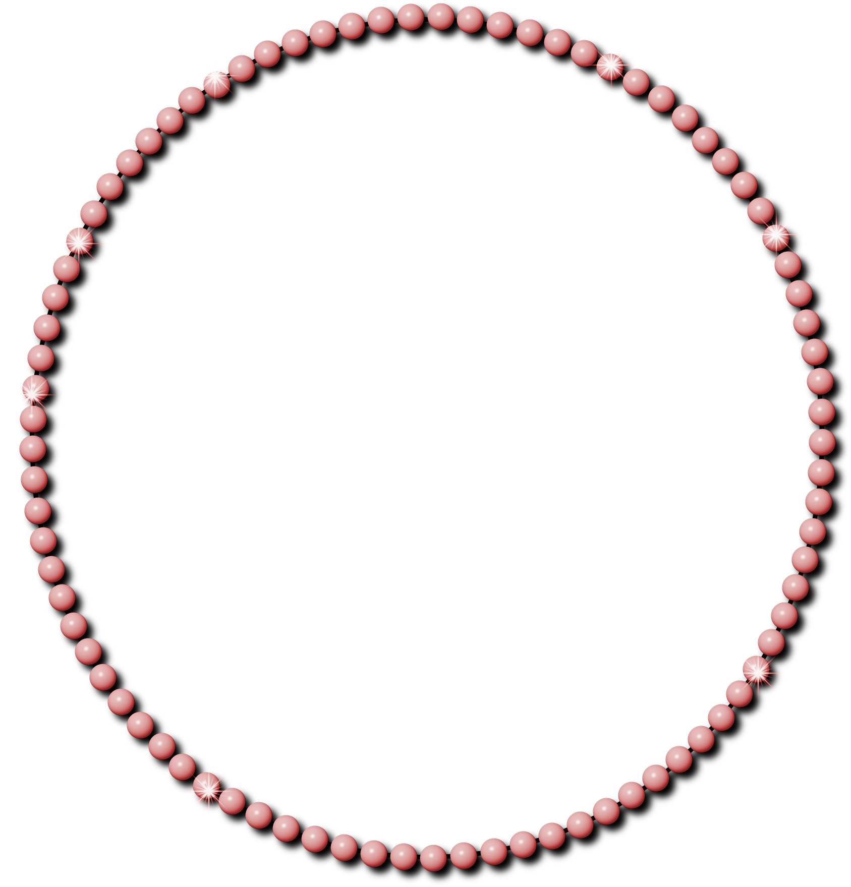 Pearls Border Clipart Cliparthut Free Clipart - Michael Kors Magnetic Closure Necklace (2000x2000), Png Download