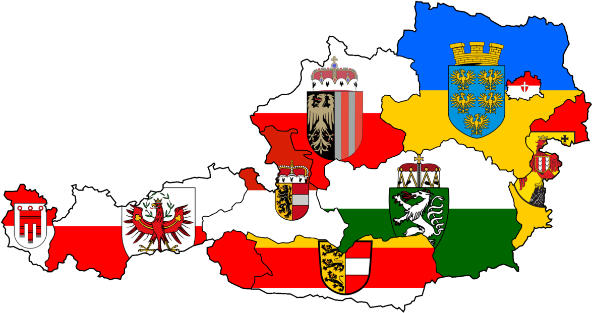Latveria Flag Clipart Japanese - Austria Flag Coat Of Arms (1207x661), Png Download