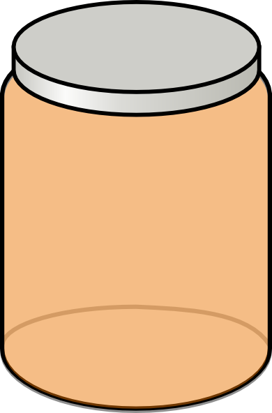 Cookie Jar Clipart - Jar Png Click Art (390x592), Png Download