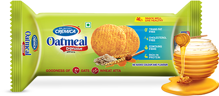 Oatmeal Cookies - Haldiram's (517x525), Png Download