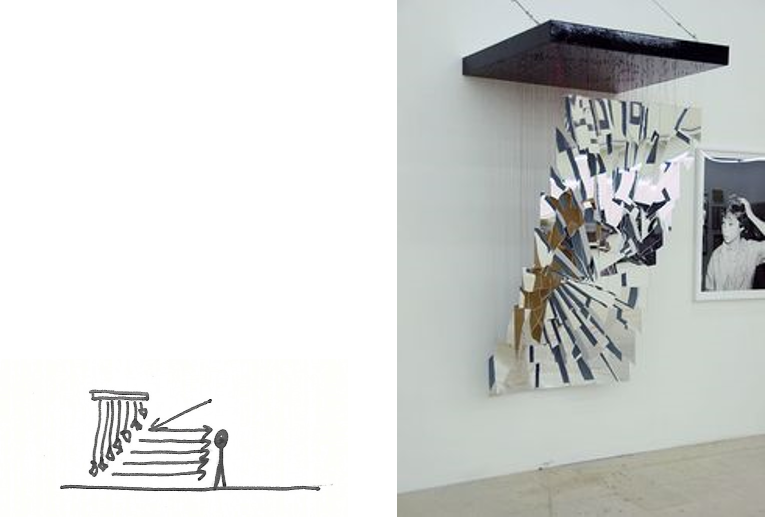 Broken-mirror - Mirror Sculpture Art (765x517), Png Download