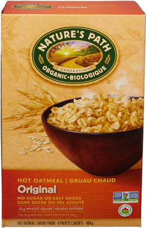Natures Path Original Oatmeal - Nature's Path Organic Oatmeal Original (600x500), Png Download