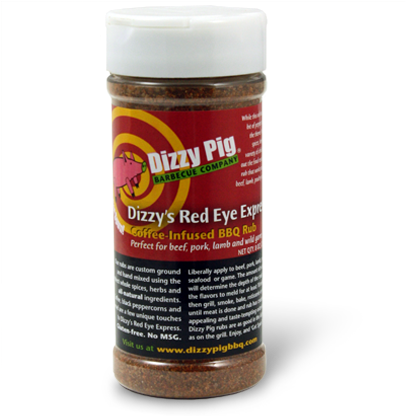 Dizzy Pig Dizzy's Red Eye Express Coffee-infused Bbq - Dizzy Pig Dizzy's Red Eye Express Rub - 8 Oz (500x500), Png Download