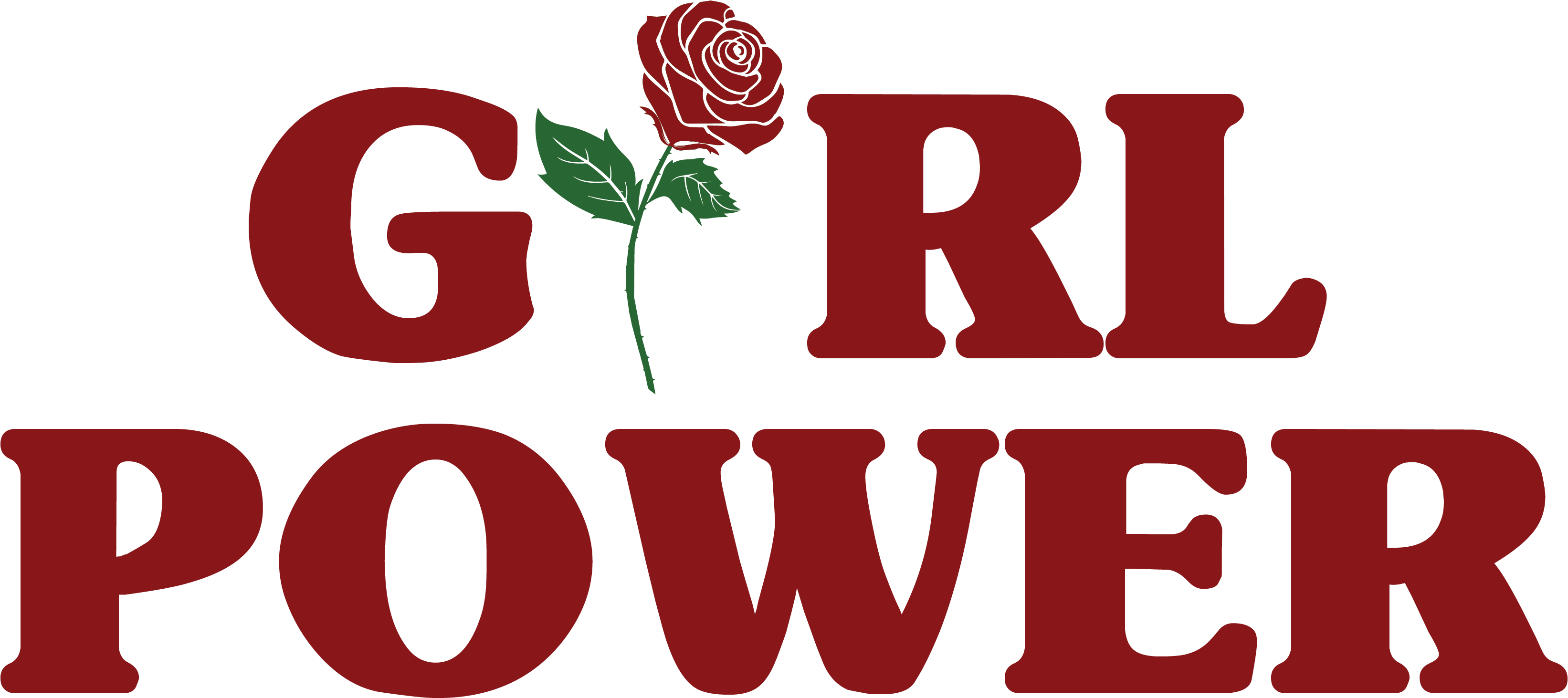 Girl Power Crop Top - Girl Power Logo Png (3454x1657), Png Download