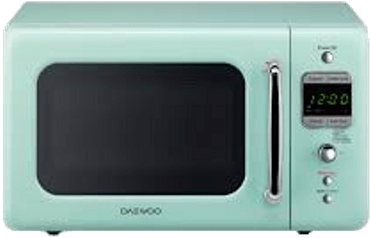 Daewoo Retro Microwave Mint (400x400), Png Download