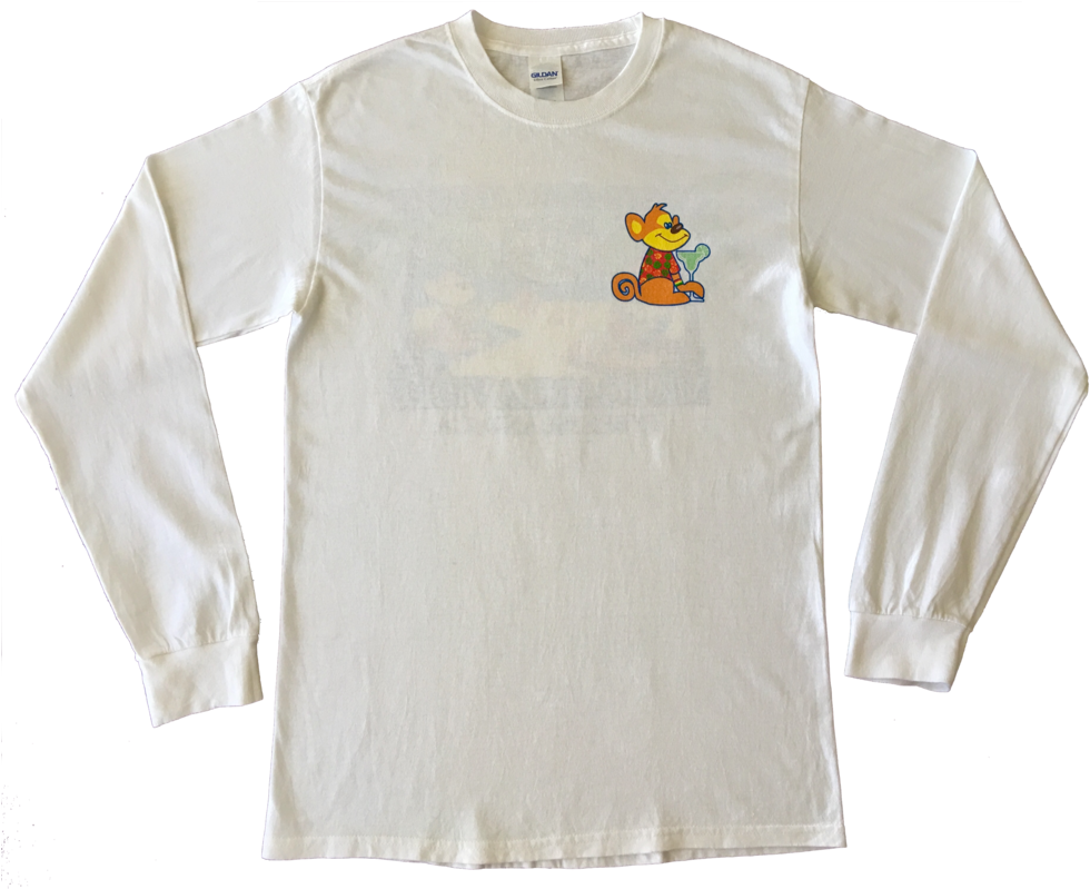 Margaritaville Tshirt Ls White Front (1000x798), Png Download