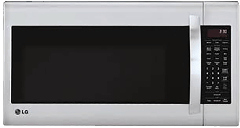 Lg Microwave Oven With Fan - Lg 2 Cu. Ft. Over-the-range Microwave - Stainless Steel (519x804), Png Download