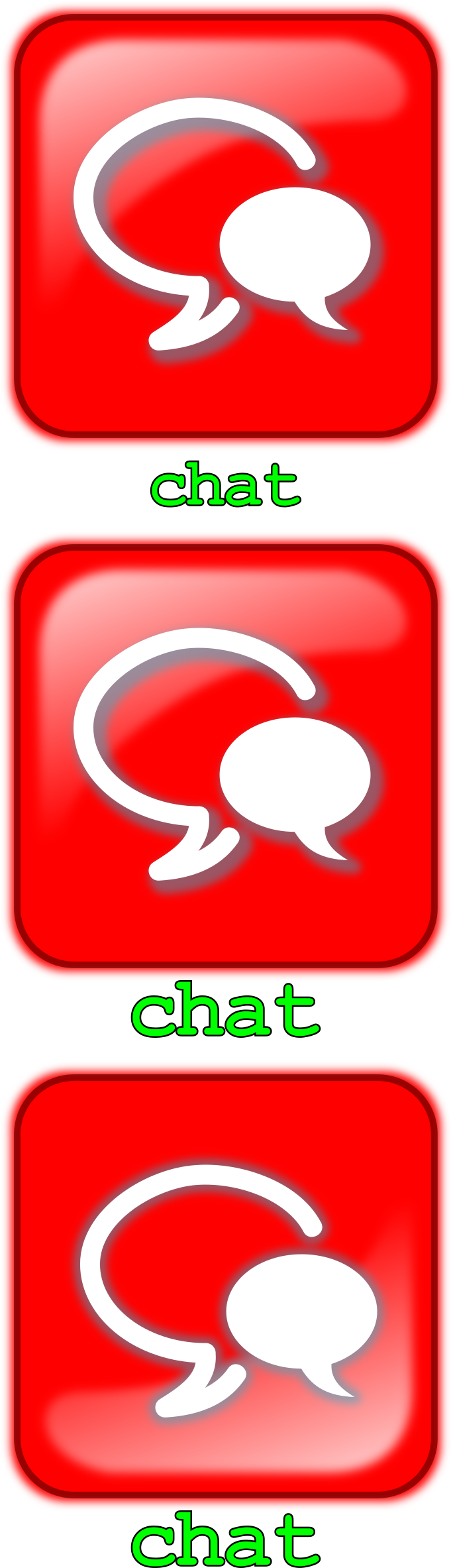 This Free Icons Png Design Of Botã³n Chat (680x2400), Png Download