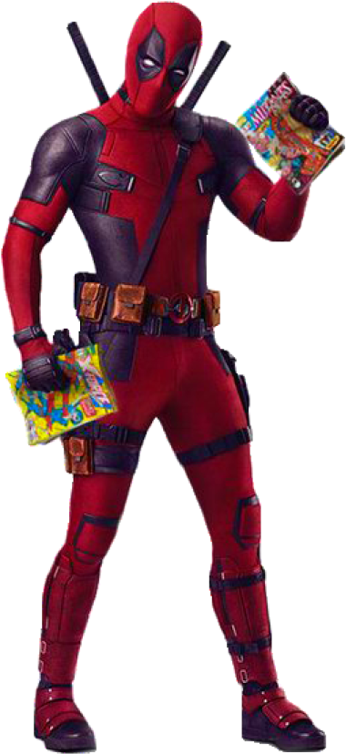 Png Deadpool - Deadpool Costume (268x562), Png Download