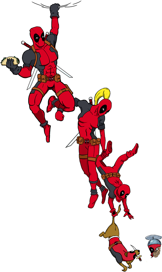 Deadpool T Shirt Design Png (600x1037), Png Download