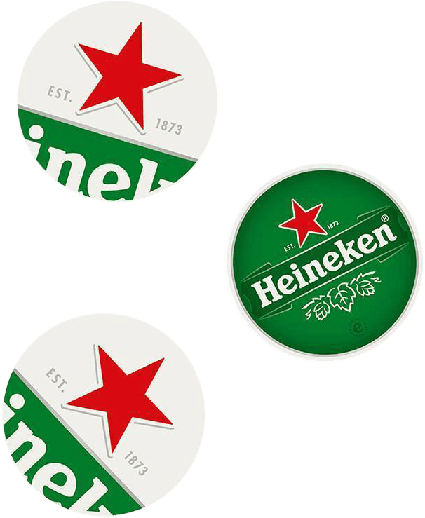Heineken Coasters - Chữ Happy New Year Đẹp (960x960), Png Download