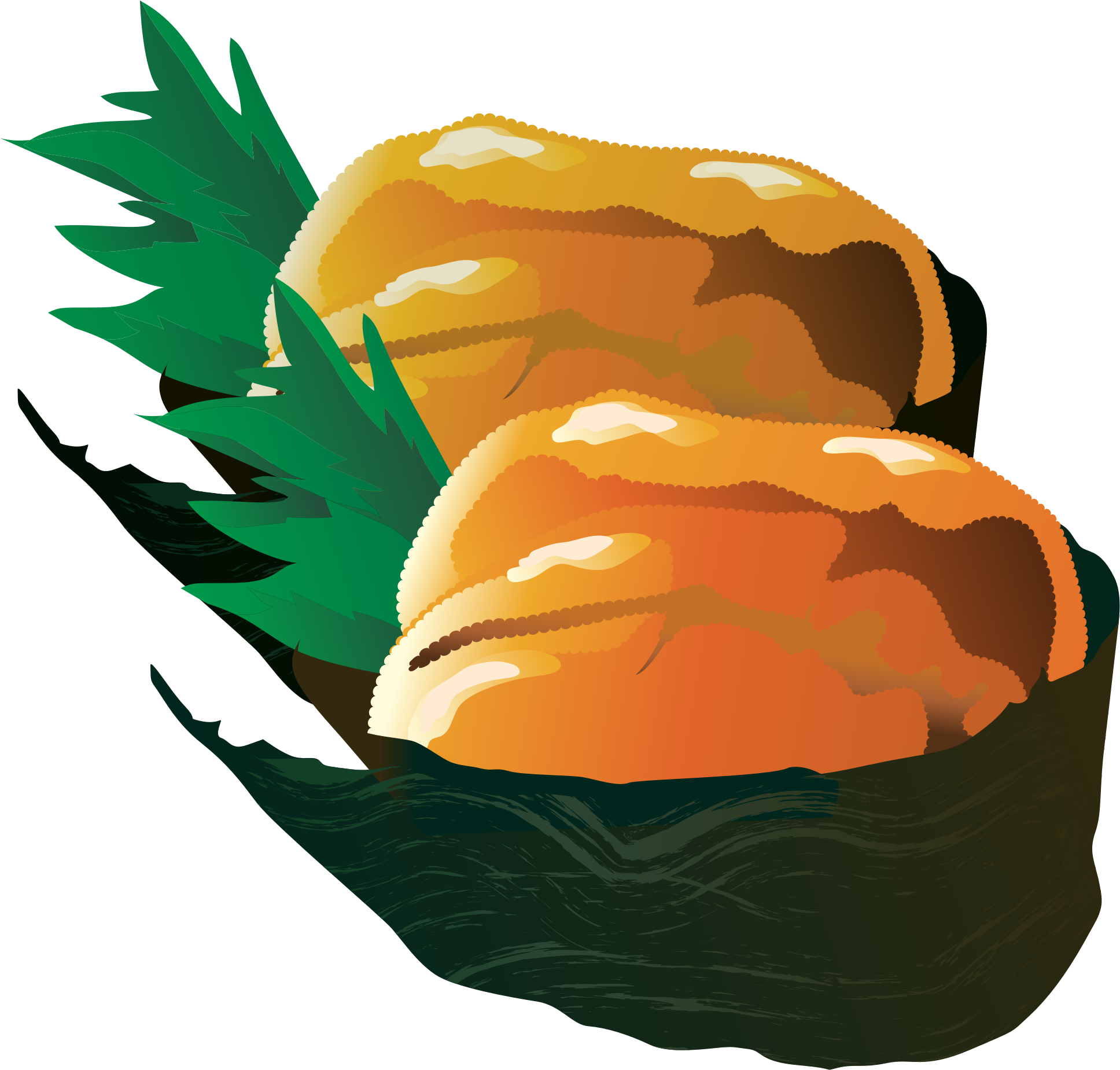 This Free Icons Png Design Of Sea Urchin Sushi (1936x1849), Png Download