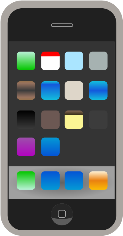 15 Iphone Cartoon Png For Free On Mbtskoudsalg - Mobile Phone (500x893), Png Download