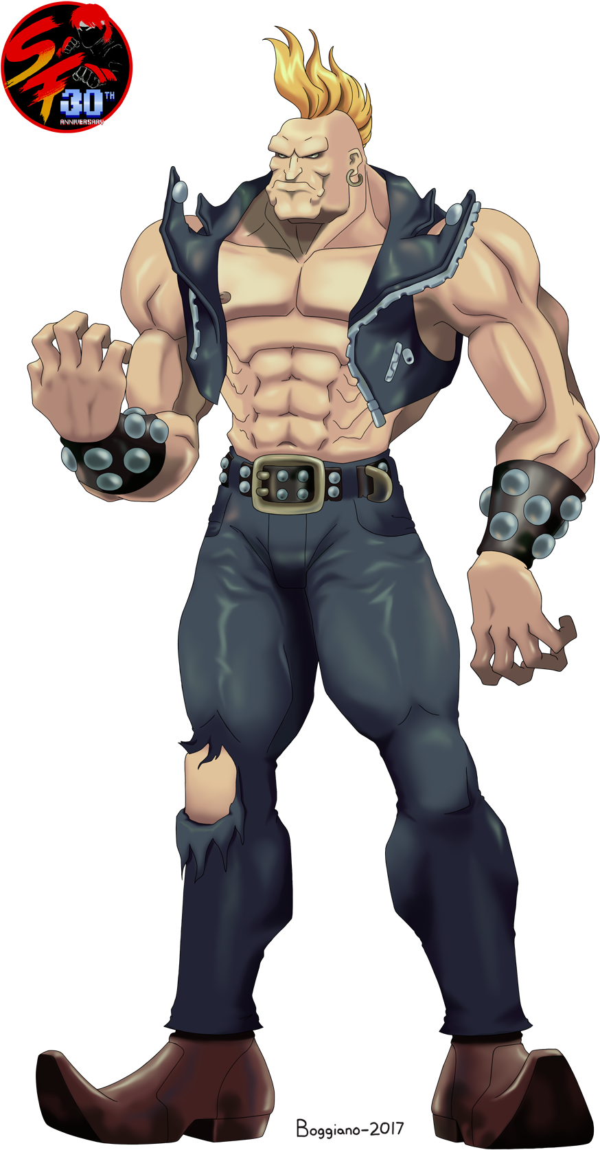 By Victor Boggiano - Birdie Street Fighter Sick (903x1704), Png Download