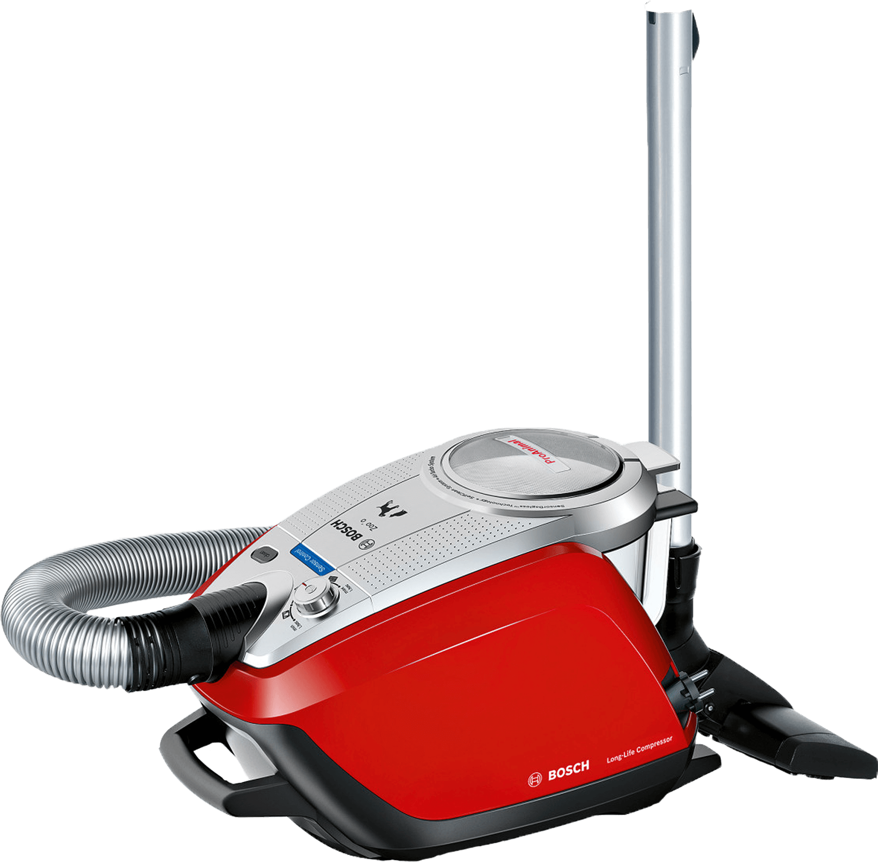 Red Vacuum Cleaner Png Photo - Bosch Zoo'o Pro Animal Bagless Vacuum Cleaner (2362x1909), Png Download