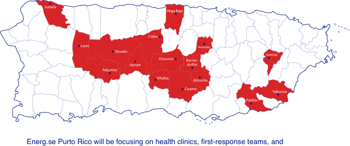 Se Puertorico Map 2 - Puerto Rico (721x301), Png Download