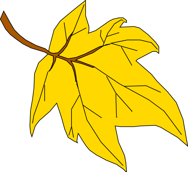 Clip Art Autumn Leaf (600x549), Png Download