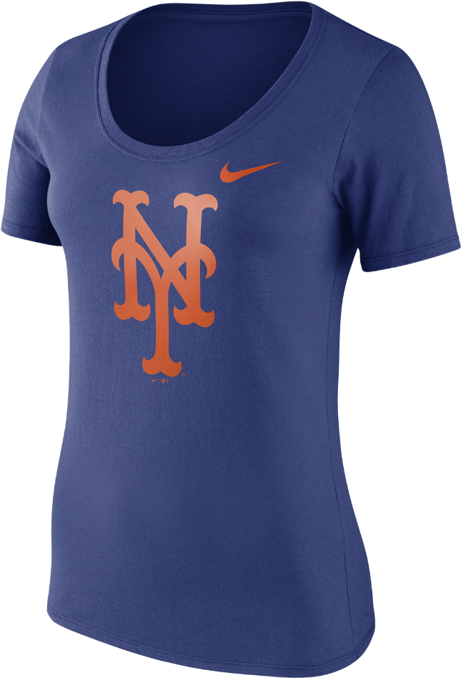 Nike Logo Scoop Women's T-shirt Size Medium - New York Mets (1000x1000), Png Download