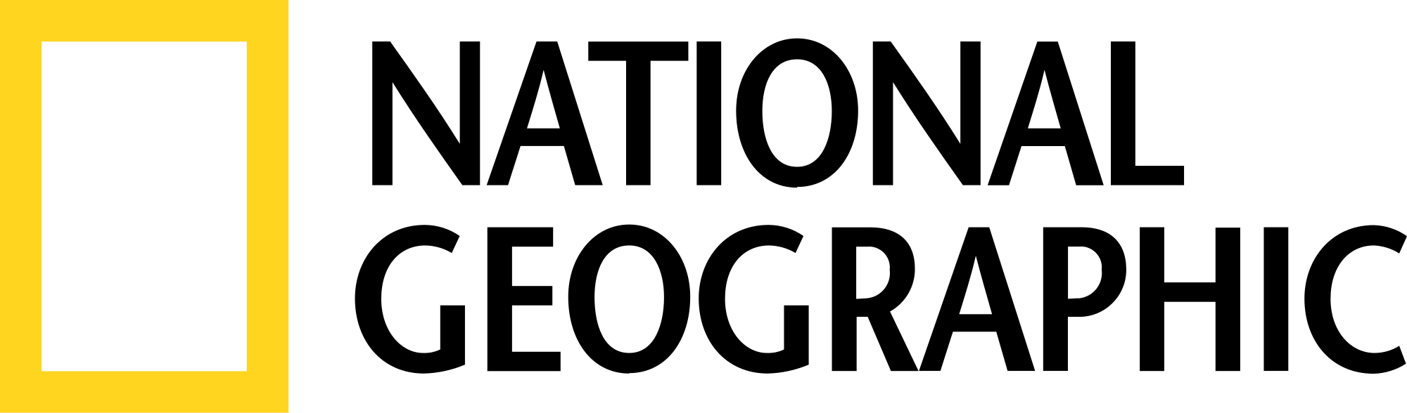 Open - Logo De National Geographic Png (2000x588), Png Download