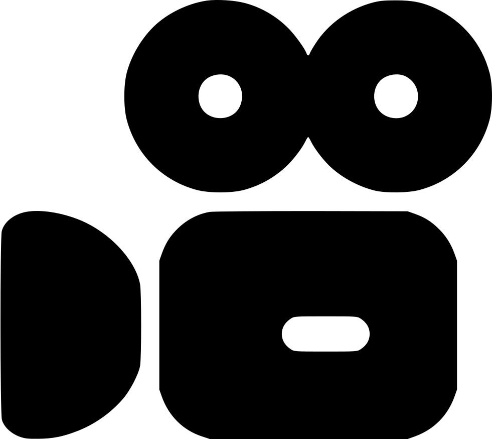 Movie Camera - - Circle (981x874), Png Download