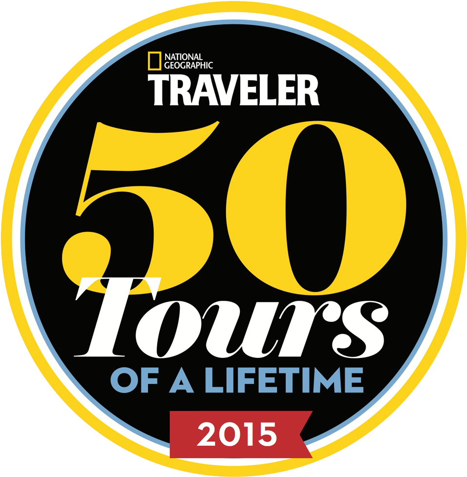 Ngt Tours Logo 2015 - National Geographic 50 Tours Of A Lifetime (1000x1000), Png Download