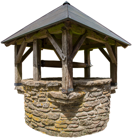 Old Fountain Png (618x640), Png Download