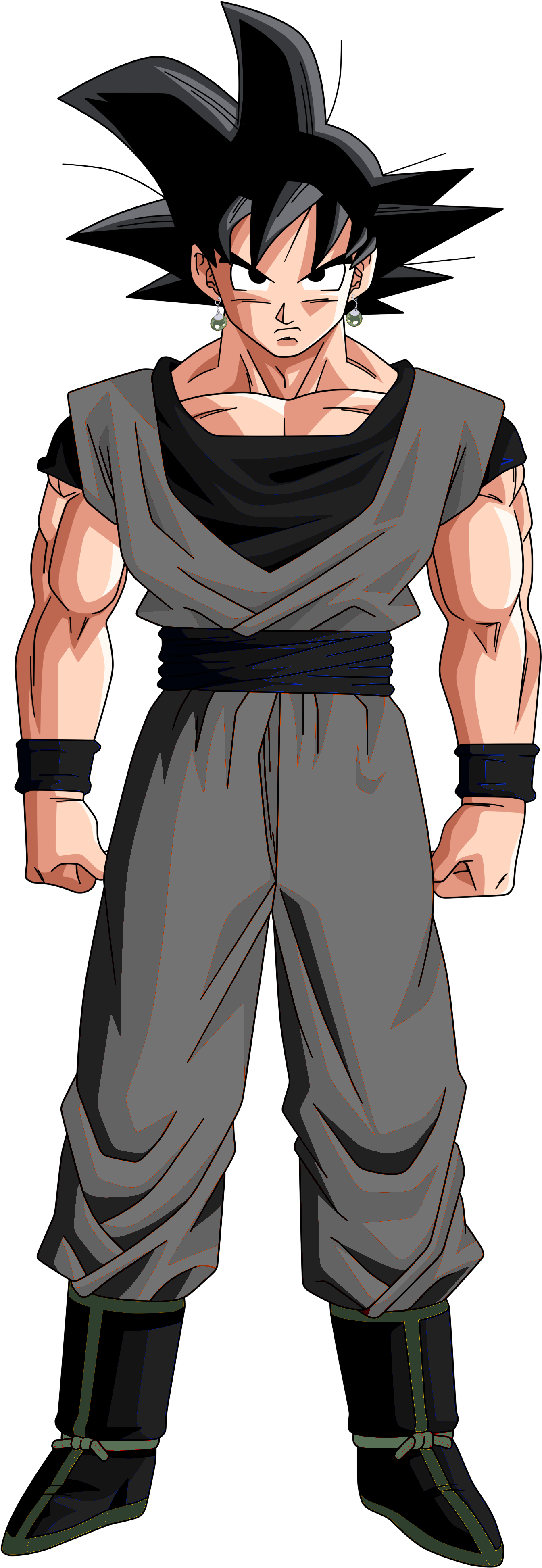 "black Goku" Así Sera El Nuevo Enemigo De La Nueva - Goku Png (1460x4000), Png Download