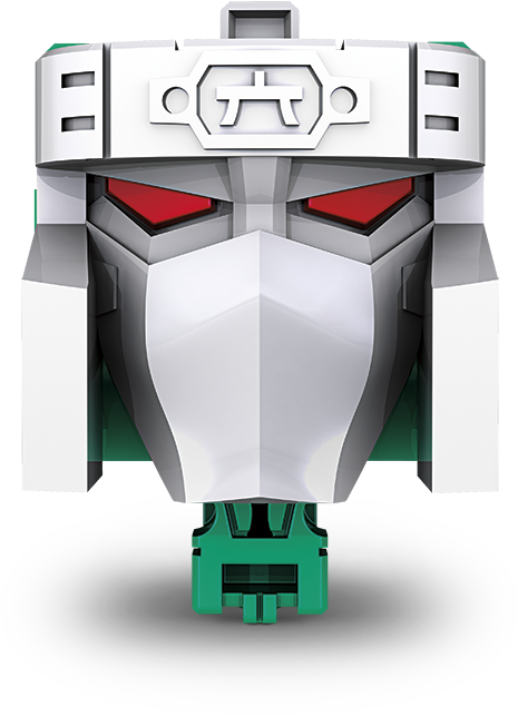 Plus Six Shot's Titan Master Partner, Decepticon Revolver - Six Shot Transformer Head (1042x833), Png Download