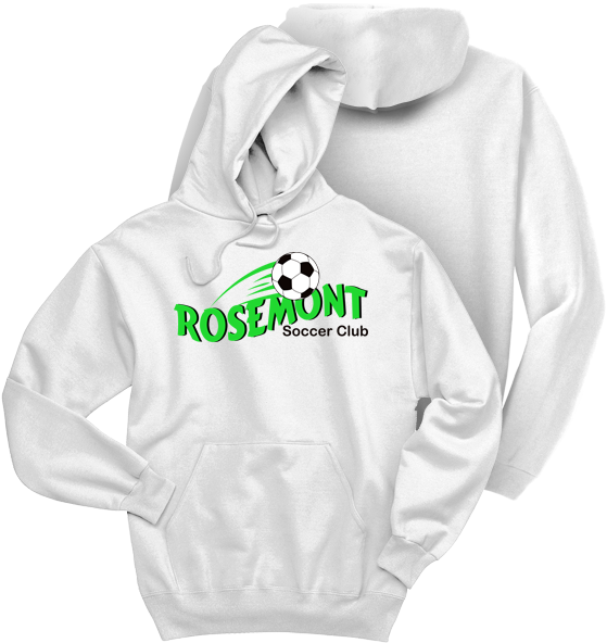 Adult Rosemont Soccer Club Hooded Sweatshirt With Swoosh - Hoodie (600x630), Png Download