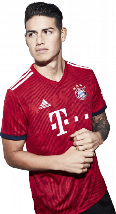 Free Png Download James Rodriguez Png Images Background - Fc Bayern Munich (480x882), Png Download