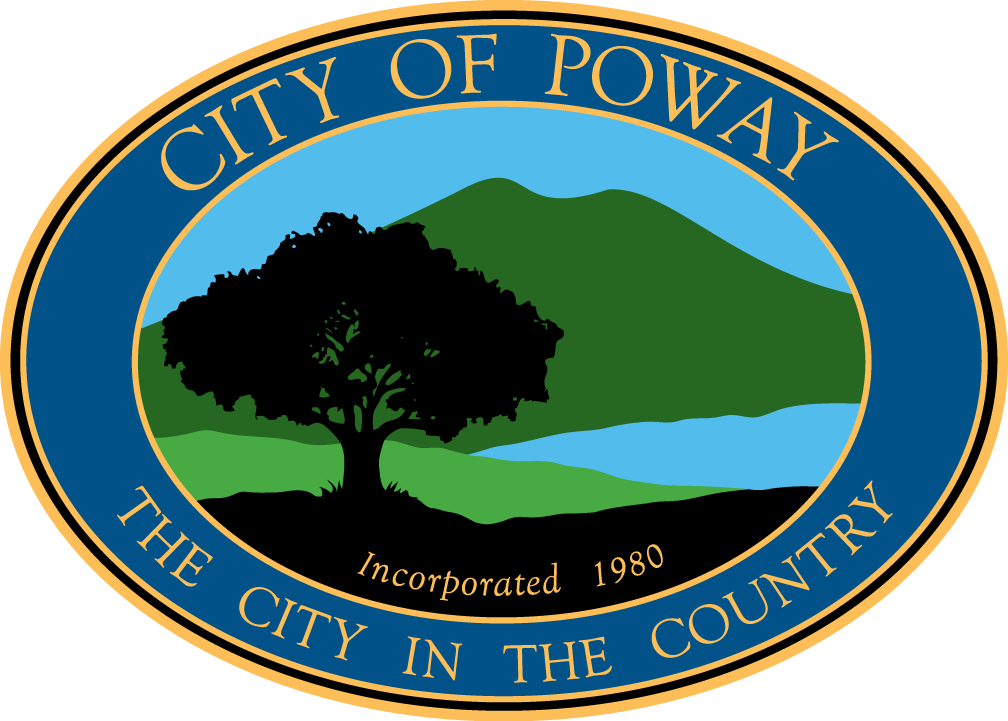 Poway Landscape Maintenance District Informational - City Of Poway Logo (1008x721), Png Download