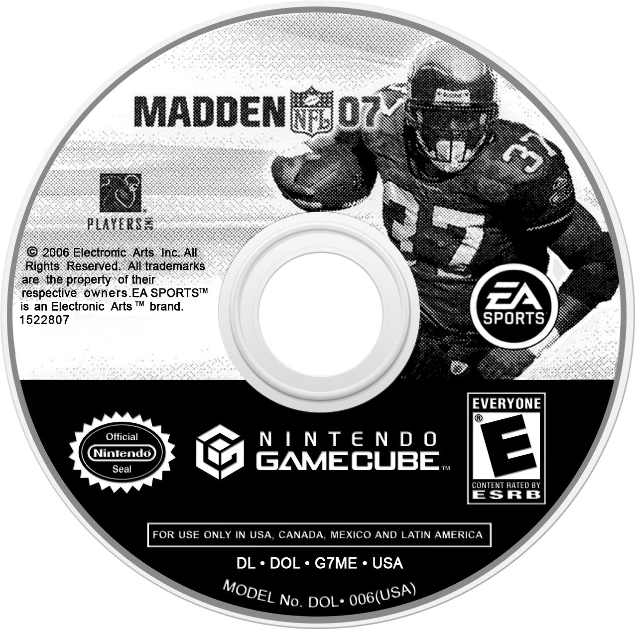 Madden Nfl - Teen Titans Gamecube Disc (1280x1280), Png Download