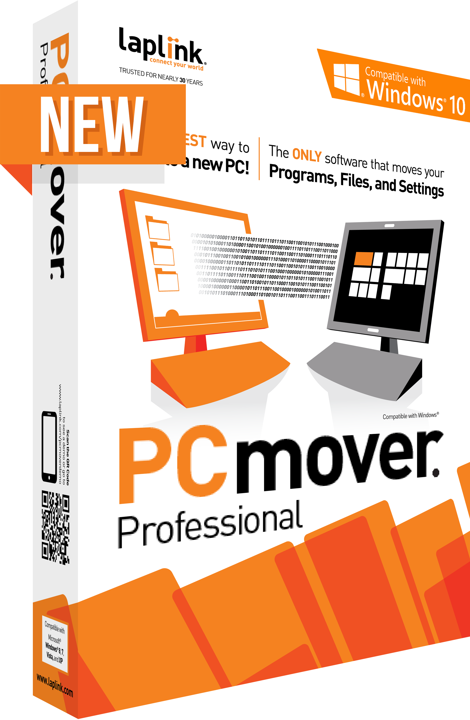 Pcmover Professional Left New - Laplink Pcmover Professional (1960x3000), Png Download