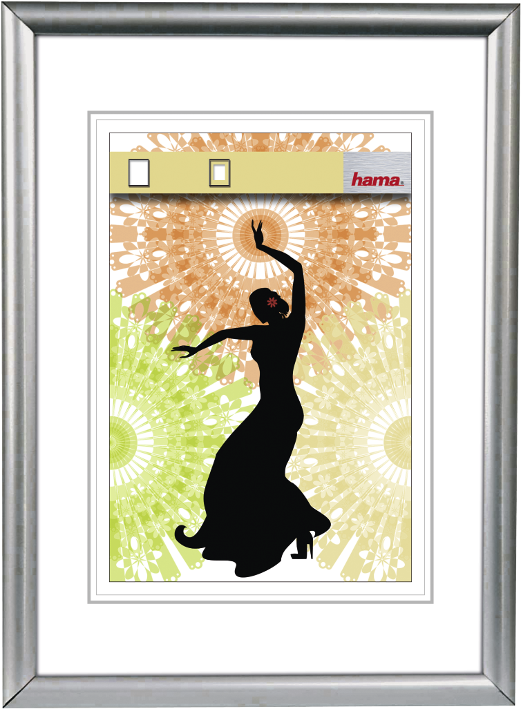 "madrid" Plastic Frame, Silver, 20 X 30 Cm - Bilderrahmen Kunststoff Gold (1100x1100), Png Download