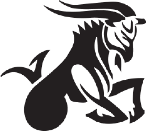Tribal Capricorn Tattoo Designs (640x480), Png Download