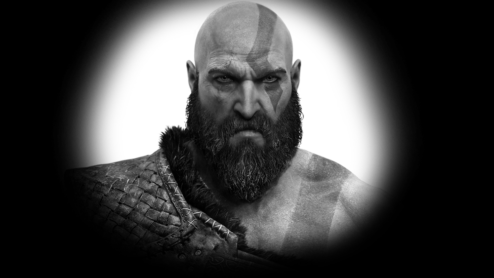 God Of War - God Of War 4 Kratos Transparent (1000x563), Png Download