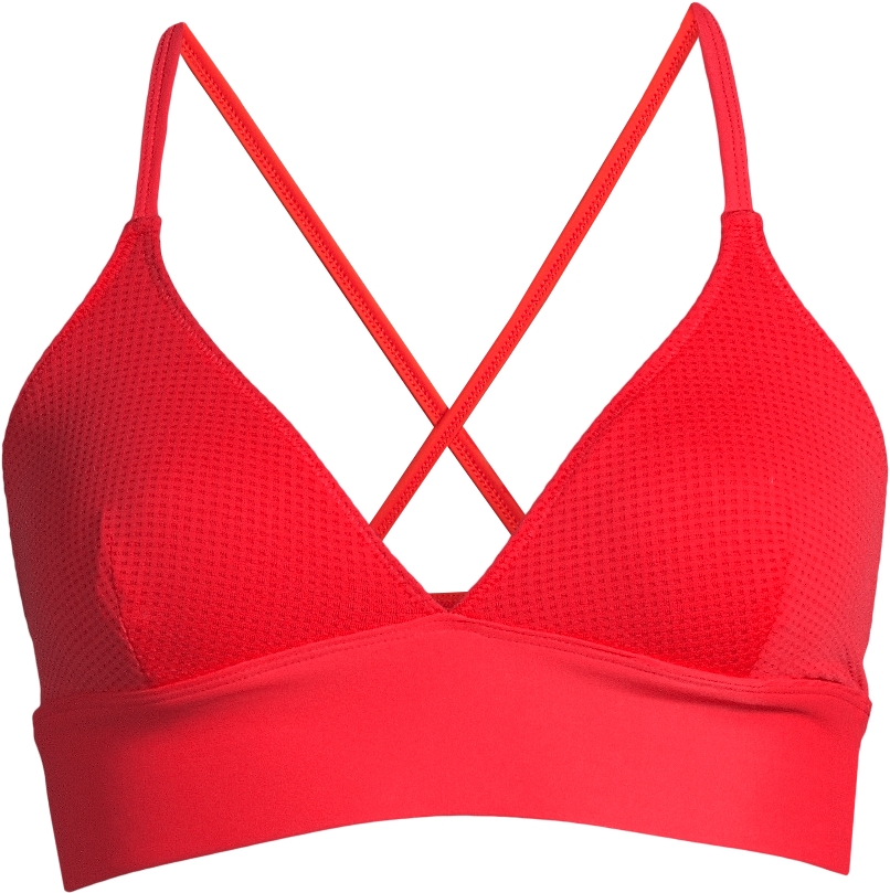 Iconic Bikini Top Sunset Red - Bra (1020x1458), Png Download