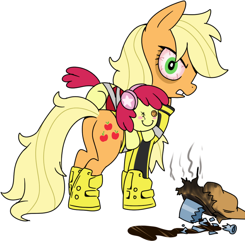 Dead Rising Clipart Rose - My Little Pony Applejack Dead (894x894), Png Download