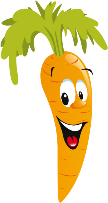 Clipart Houses Carrot - Carrot Clipart With Faces (468x700), Png Download