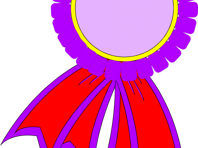 Winner Ribbon Clipart Purple Award Ribbon - Ribbon Designs For Awards (640x480), Png Download