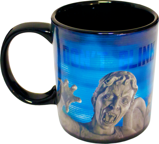 Weeping Angel Heat Changing Mug - Doctor Who Heat Sensitive Mug (662x600), Png Download