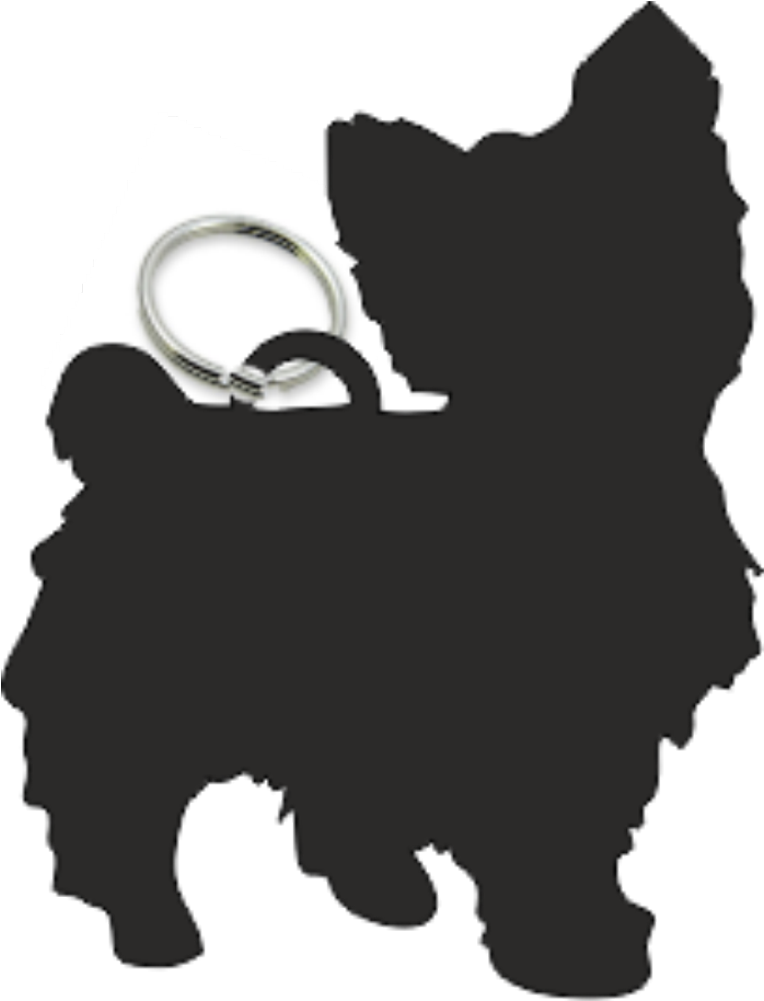 Yorkshire Terrier Dog Key Ring Fob Yorkie Dogs - Vulnerable Native Breeds (1000x1000), Png Download