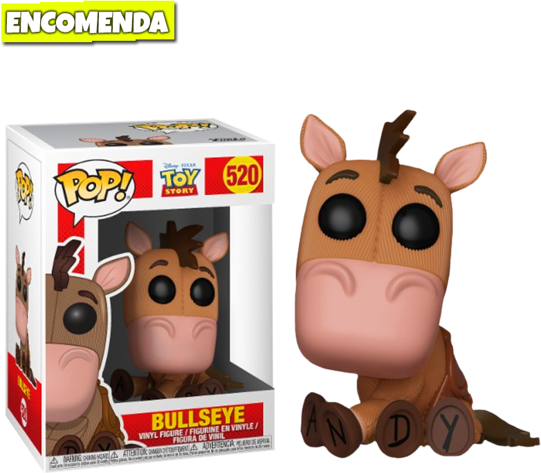 Bala No Alvo - Funko Pop Toy Story Bullseye (800x800), Png Download