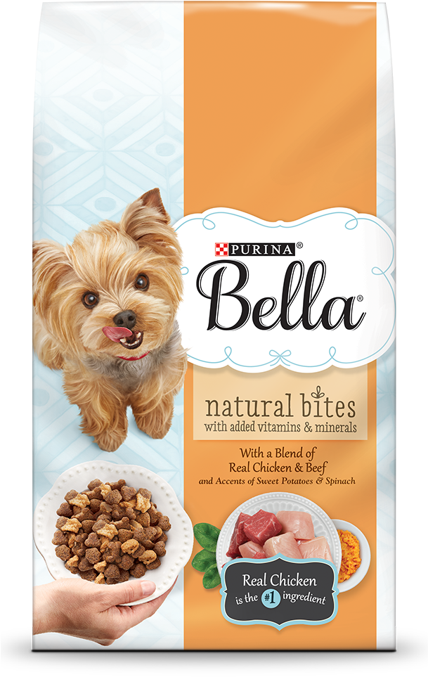 Bella Dry Dog Food Chicken Beef - Bella Dog Food (800x1000), Png Download