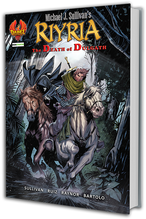 Art By Max Raynor - Riyria: The Death Of Dulgath - Graphic Novel (500x750), Png Download